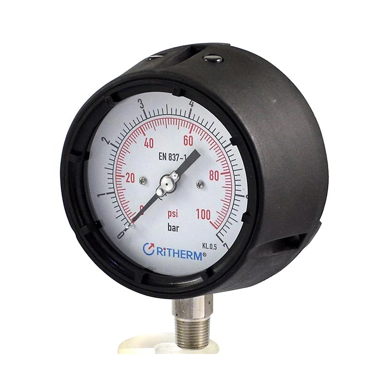 Polypropylene Case Pressure Gauge